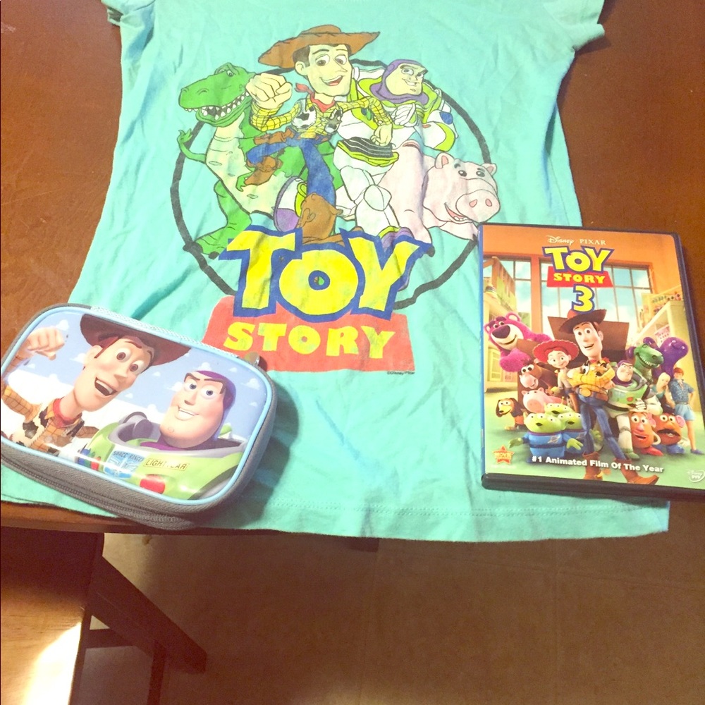 Toy story t-shirt/movie/DS case